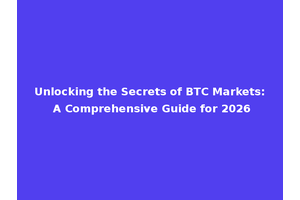 Unlocking the Secrets of BTC Markets: A Comprehensive Guide for 2026