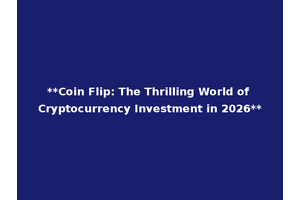 **Coin Flip: The Thrilling World of Cryptocurrency Investment in 2026**