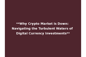 **Why Crypto Market is Down: Navigating the Turbulent Waters of Digital Currency Investments**