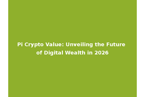 Pi Crypto Value: Unveiling the Future of Digital Wealth in 2026