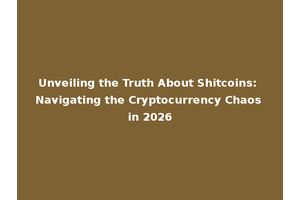 Unveiling the Truth About Shitcoins: Navigating the Cryptocurrency Chaos in 2026