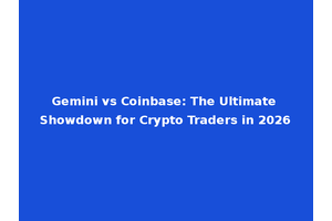 Gemini vs Coinbase: The Ultimate Showdown for Crypto Traders in 2026