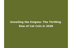 Unveiling the Enigma: The Thrilling Rise of Cat Coin in 2026