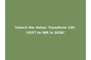 Unlock the Value: Transform 100 USDT to INR in 2026!