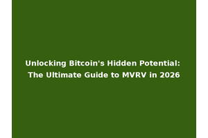 Unlocking Bitcoin's Hidden Potential: The Ultimate Guide to MVRV in 2026