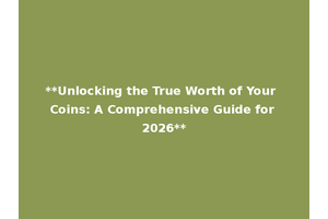 **Unlocking the True Worth of Your Coins: A Comprehensive Guide for 2026**
