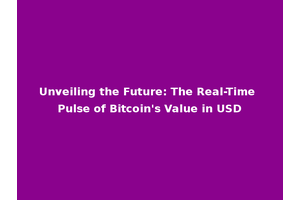 Unveiling the Future: The Real-Time Pulse of Bitcoin's Value in USD