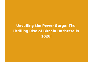 Unveiling the Power Surge: The Thrilling Rise of Bitcoin Hashrate in 2026!