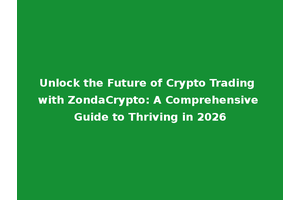 Unlock the Future of Crypto Trading with ZondaCrypto: A Comprehensive Guide to Thriving in 2026