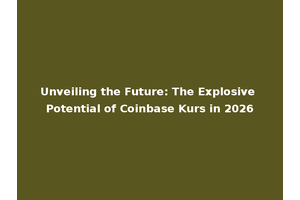 Unveiling the Future: The Explosive Potential of Coinbase Kurs in 2026