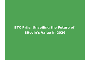 BTC Prijs: Unveiling the Future of Bitcoin's Value in 2026