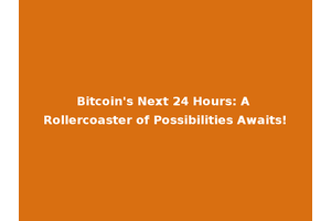 Bitcoin's Next 24 Hours: A Rollercoaster of Possibilities Awaits!