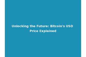 Unlocking the Future: Bitcoin's USD Price Explained