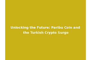 Unlocking the Future: Paribu Coin and the Turkish Crypto Surge