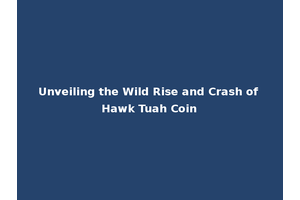 Unveiling the Wild Rise and Crash of Hawk Tuah Coin