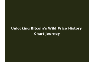 Unlocking Bitcoin's Wild Price History Chart Journey