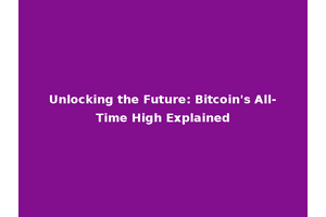 Unlocking the Future: Bitcoin's All-Time High Explained