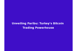 Unveiling Paribu: Turkey's Bitcoin Trading Powerhouse