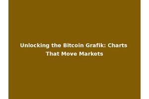 Unlocking the Bitcoin Grafik: Charts That Move Markets
