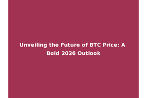 Unveiling the Future of BTC Price: A Bold 2026 Outlook