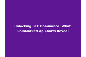 Unlocking BTC Dominance: What CoinMarketCap Charts Reveal