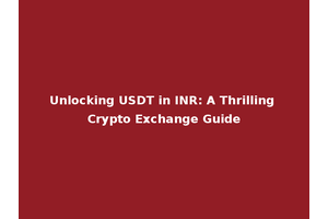 Unlocking USDT in INR: A Thrilling Crypto Exchange Guide
