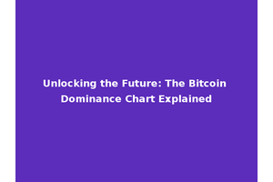 Unlocking the Future: The Bitcoin Dominance Chart Explained
