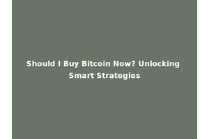 Should I Buy Bitcoin Now? Unlocking Smart Strategies