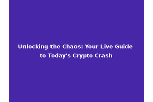 Unlocking the Chaos: Your Live Guide to Today's Crypto Crash
