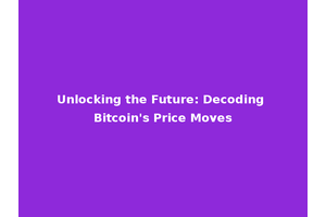 Unlocking the Future: Decoding Bitcoin's Price Moves