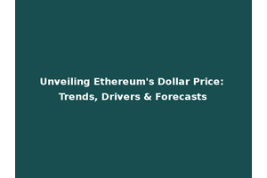 Unveiling Ethereum's Dollar Price: Trends, Drivers & Forecasts