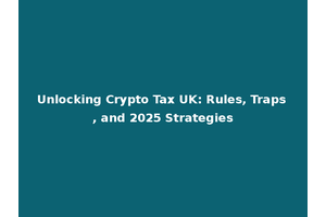 Unlocking Crypto Tax UK: Rules, Traps, and 2025 Strategies
