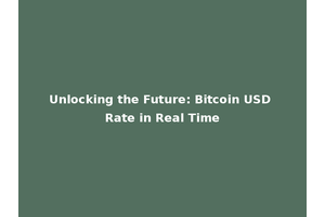 Unlocking the Future: Bitcoin USD Rate in Real Time