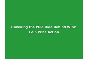 Unveiling the Wild Ride Behind Wink Coin Price Action