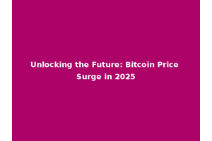 Unlocking the Future: Bitcoin Price Surge in 2025