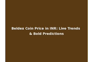 Beldex Coin Price in INR: Live Trends & Bold Predictions