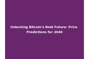 Unlocking Bitcoin's Bold Future: Price Predictions for 2040