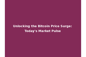 Unlocking the Bitcoin Price Surge: Today's Market Pulse