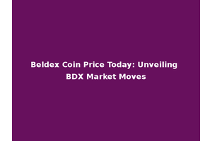Beldex Coin Price Today: Unveiling BDX Market Moves