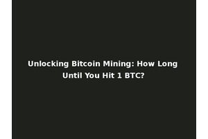Unlocking Bitcoin Mining: How Long Until You Hit 1 BTC?