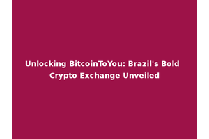 Unlocking BitcoinToYou: Brazil's Bold Crypto Exchange Unveiled