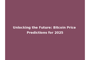 Unlocking the Future: Bitcoin Price Predictions for 2025