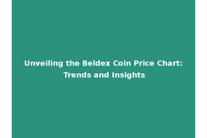 Unveiling the Beldex Coin Price Chart: Trends and Insights