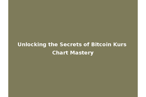 Unlocking the Secrets of Bitcoin Kurs Chart Mastery