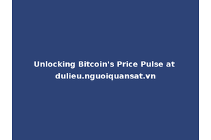 Unlocking Bitcoin's Price Pulse at dulieu.nguoiquansat.vn