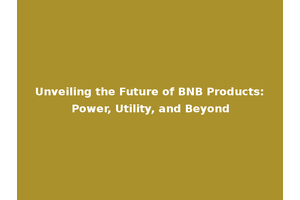 Unveiling the Future of BNB Products: Power, Utility, and Beyond