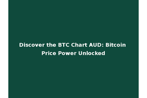 Discover the BTC Chart AUD: Bitcoin Price Power Unlocked