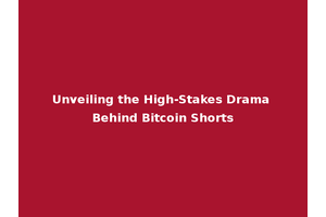 Unveiling the High-Stakes Drama Behind Bitcoin Shorts