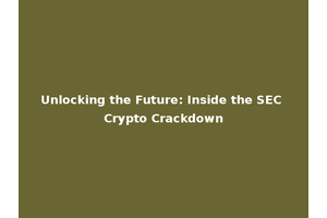Unlocking the Future: Inside the SEC Crypto Crackdown