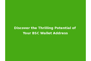 Discover the Thrilling Potential of Your BSC Wallet Address